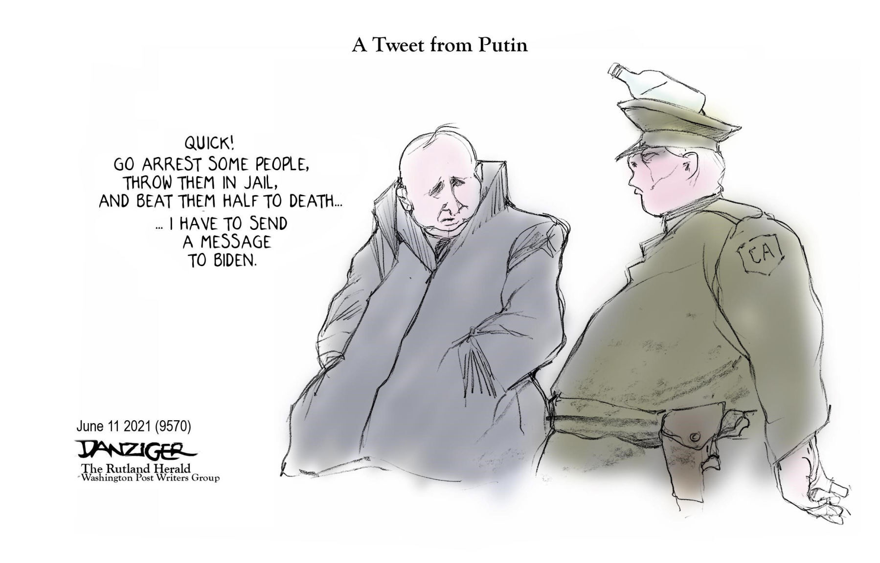 Jeff Danziger cartoon